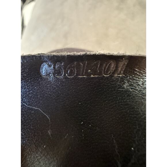 ECCO Sculptured 45 Black‎ Fabric Block Heel Pumps Leather Lined EUC 9.5/40 - Picture 9 of 9